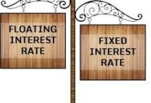 Floating or fixed rate of Interest