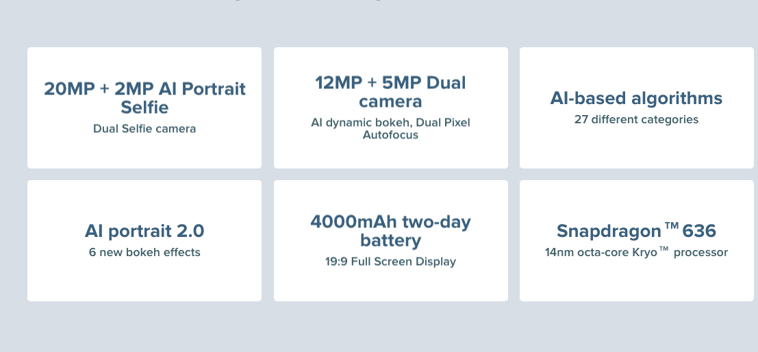 Xiaomi Redmi NOTE 6 Features