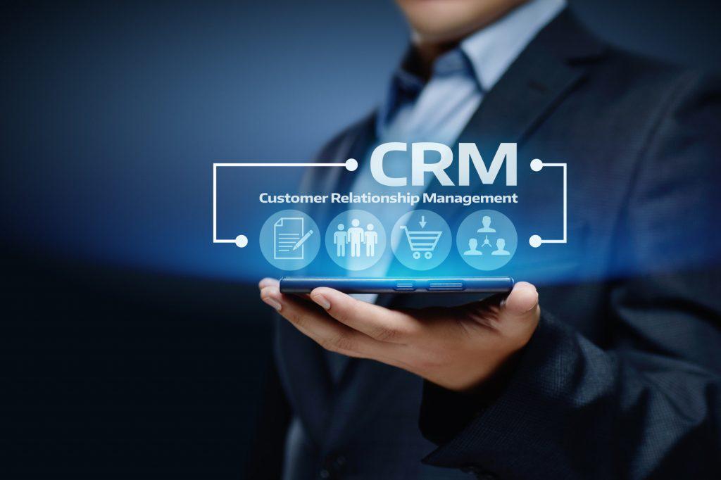 CRM Customer Relationship Management Business Internet Techology Concept