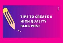 Quality Blog Post