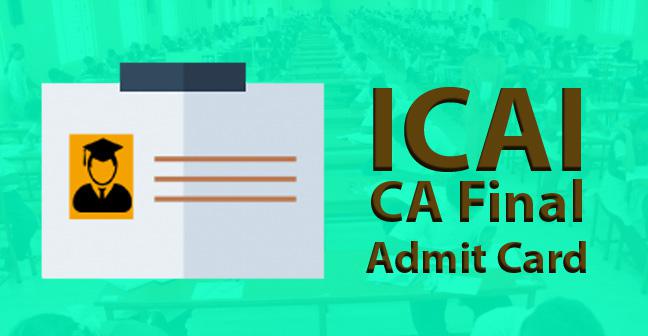 ICAI-CA-Final-Admit-Card