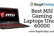 MSI Gaming Laptops Under 60000