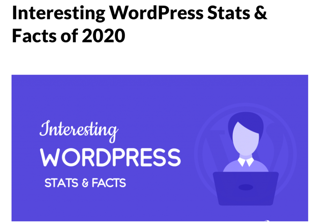 WordPress Statistics of 2020