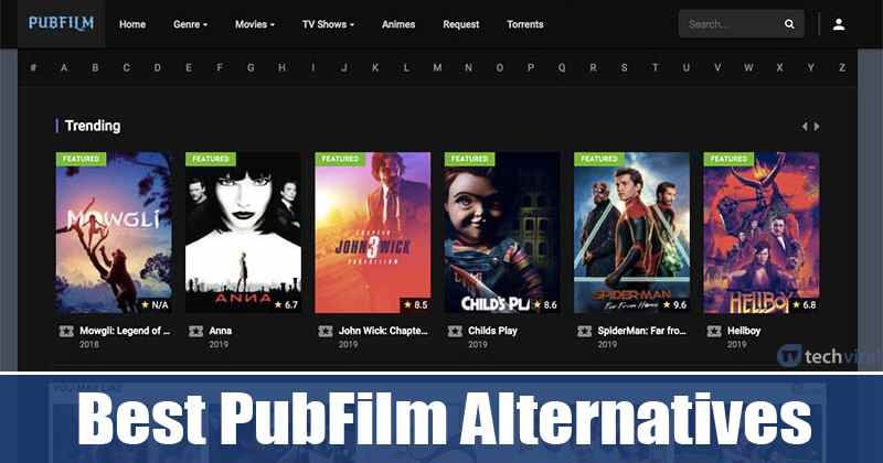 20 Best Sites like PubFilm – Alternatives Pubfilm | Similar Pubfilm