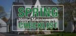 Spring Home Maintenance Checklist