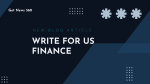 Write for us finance